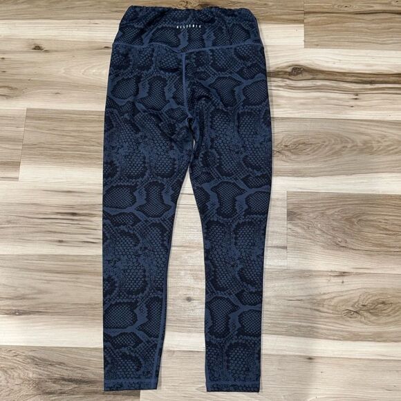 Allfenix Python Charcoal Snakeskin Print 7/8 Leggings Women’s Large - Picture 3 of 5